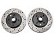 StopTech Sport Cross-Drilled Rotors; Front Pair (87-93 5.0L Mustang)