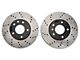 StopTech Sport Cross-Drilled Rotors; Front Pair (94-04 Mustang GT, V6)