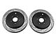 StopTech Sport Cross-Drilled Rotors; Rear Pair (13-14 Mustang GT500)