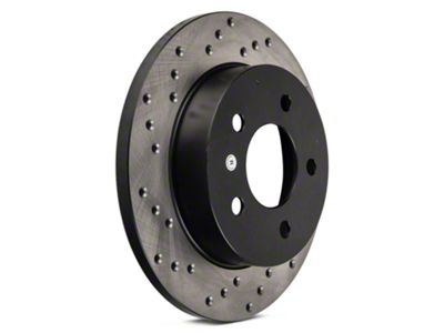 StopTech Sport Cross-Drilled Rotors; Rear Pair (94-04 Mustang GT, V6)