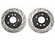 StopTech Sport Cross-Drilled Rotors; Rear Pair (94-04 Mustang GT, V6)