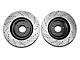 StopTech Sport Cross-Drilled and Slotted Rotors; Front Pair (11-14 Mustang GT Brembo; 12-13 Mustang BOSS 302; 07-12 Mustang GT500)