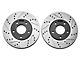 StopTech Sport Cross-Drilled and Slotted Rotors; Front Pair (94-04 Mustang GT, V6)