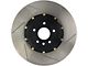 StopTech 2-Piece AeroRotor and Hat Drilled Rotor; Front Passenger Side (11-14 Mustang GT w/ Performance Pack; 12-13 Mustang BOSS 302; 07-12 Mustang GT500)