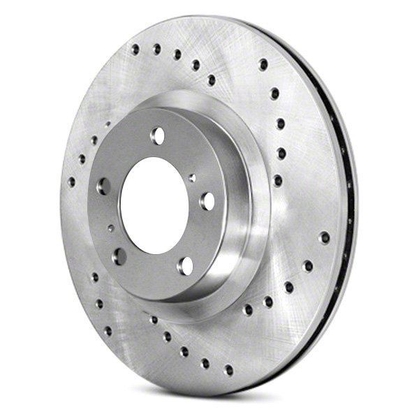 StopTech Select Sport 05-10 Ford Mustang GT Slotted and Drilled Rear Left Rotor