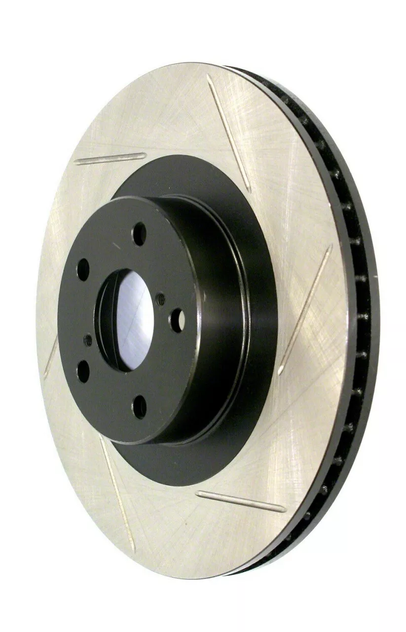 StopTech Mustang Cryo Sport Slotted Rotor; Rear Passenger Side 126 ...