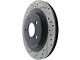 StopTech Sport Drilled and Slotted Rotor; Front (1979 5.0L Mustang; 82-86 Mustang; 87-93 2.3L Mustang)