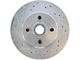 StopTech Sport Drilled and Slotted Rotor; Front (87-93 5.0L Mustang)