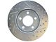 StopTech Sport Drilled and Slotted Rotor; Front (94-04 Mustang GT, V6)