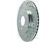 StopTech Sport Drilled and Slotted Rotor; Rear (05-14 Mustang, Excluding 13-14 GT500)