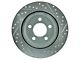 StopTech Sport Drilled and Slotted Rotor; Rear (05-14 Mustang, Excluding 13-14 GT500)