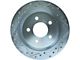 StopTech Sport Drilled and Slotted Rotor; Rear (94-04 Mustang Cobra, Bullitt, Mach 1)