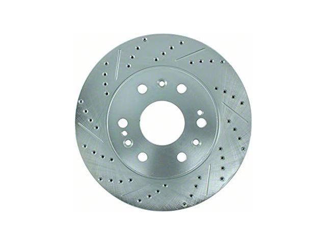 StopTech Sport Drilled and Slotted Rotor; Rear Driver Side (85-86 Mustang SVO)