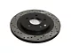 StopTech Sport Cross-Drilled and Slotted Rotor; Front Driver Side (11-14 Mustang GT w/ Performance Pack; 12-13 Mustang BOSS 302; 07-12 Mustang GT500)