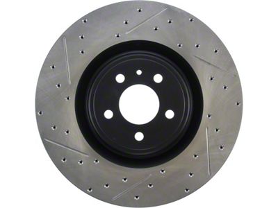 StopTech Sport Drilled and Slotted Rotor; Front Passenger Side (13-14 Mustang GT500)