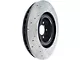 StopTech Sport Drilled and Slotted Rotor; Front Passenger Side (15-23 Mustang GT w/ Performance Pack)