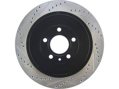 StopTech Sport Drilled and Slotted Rotor; Rear Passenger Side (13-14 Mustang GT500)