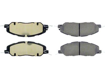 StopTech Sport Premium Semi-Metallic Brake Pads; Front Pair (11-14 Mustang GT w/o Performance Pack, V6)