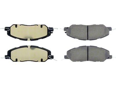 StopTech Sport Premium Semi-Metallic Brake Pads; Front Pair (11-14 Mustang GT w/o Performance Pack, V6)