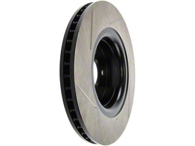 StopTech Sport Slotted Rotor; Front Driver Side (15-23 Mustang EcoBoost w/o Performance Pack, V6)