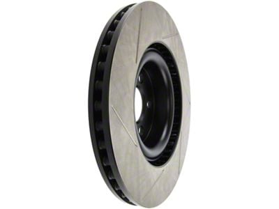 StopTech Sport Slotted Rotor; Front Driver Side (15-23 Mustang GT w/ Performance Pack)