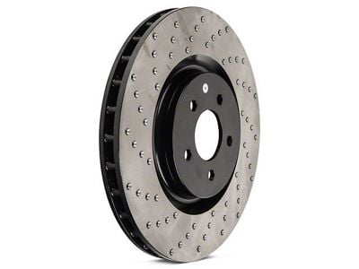 StopTech Sportstop Cryo Sport Drilled Rotor; Front Driver Side (94-04 Mustang GT, V6)