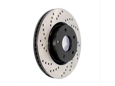 StopTech Sportstop Cryo Sport Drilled Rotor; Rear Passenger Side (05-14 Mustang, Excluding 13-14 GT500)