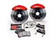 StopTech ST-40 Performance Drilled Coated 2-Piece Front Big Brake Kit with 332x32mm Rotors; Silver Calipers (87-93 5.0L Mustang)