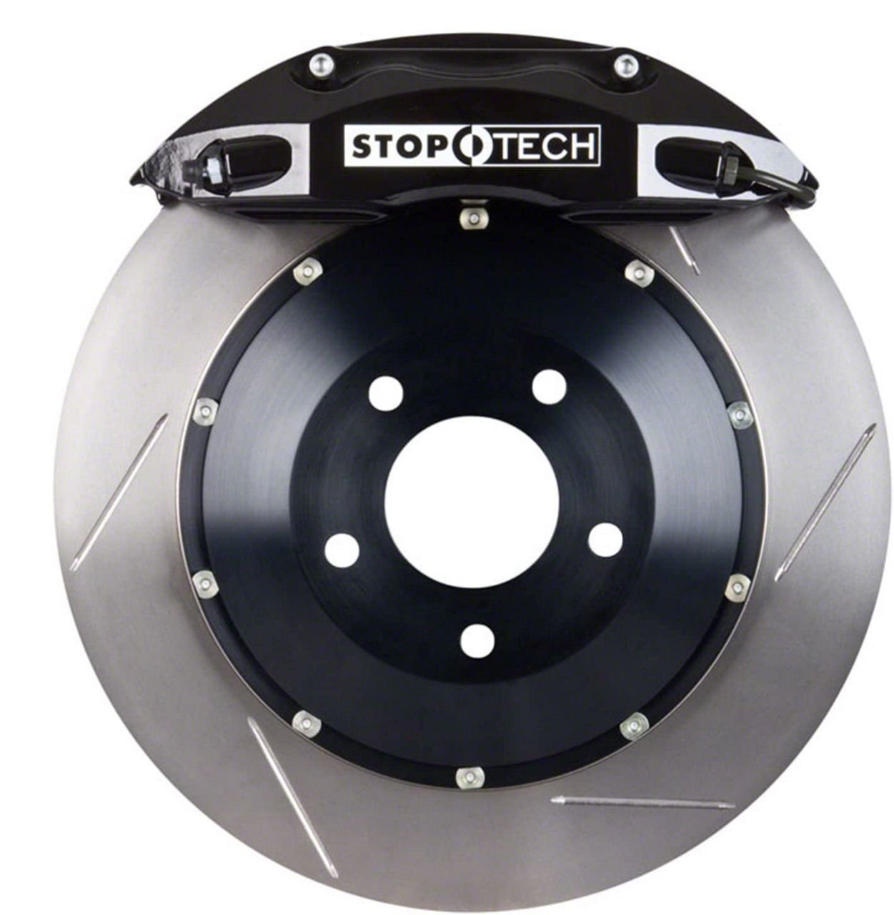 StopTech Mustang ST-40 Performance Slotted 2-Piece Front Big Brake Kit ...