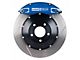 StopTech ST-40 Performance Slotted 2-Piece Front Big Brake Kit; Blue Calipers (05-10 Mustang GT)