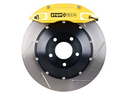 StopTech ST-40 Performance Slotted 2-Piece Front Big Brake Kit with 355x32mm Rotors; Yellow Calipers (94-04 Mustang Cobra, Bullitt, Mach 1)