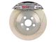 StopTech ST-40 Trophy Sport Slotted Coated 2-Piece Front Big Brake Kit with 355x32mm Rotors; Silver Calipers (94-04 Mustang Cobra, Bullitt, Mach 1)