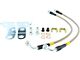 StopTech Stainless Steel Braided Brake Line Kit; Front (15-23 Mustang GT w/ Performance Pack)