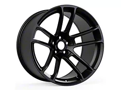 Hellcat Widebody Style Matte Black Wheel; Rear Only; 20x10.5 (06-10 RWD Charger)