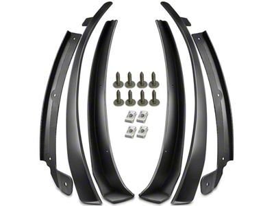 Mud Flap Splash Guards; Front and Rear (16-19 Camaro, Excluding ZL1)