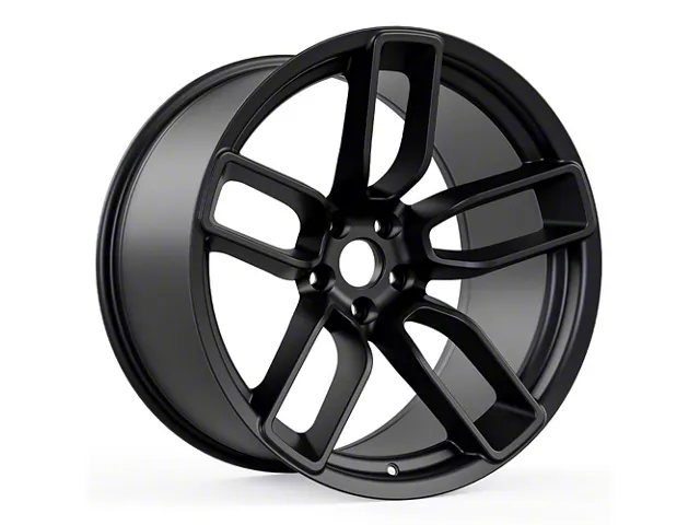 Hellcat Redeye Style Matte Black Wheel; 20x11 (18-23 Challenger Widebody)