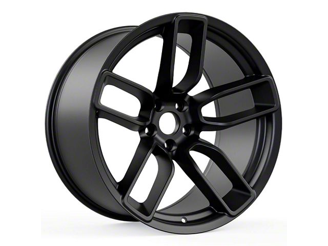 Hellcat Redeye Style Matte Black Wheel; 20x9 (08-23 RWD Challenger, Excluding Widebody)