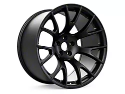 Hellcat Style Matte Black Wheel; 20x9 (08-23 RWD Challenger, Excluding Widebody)