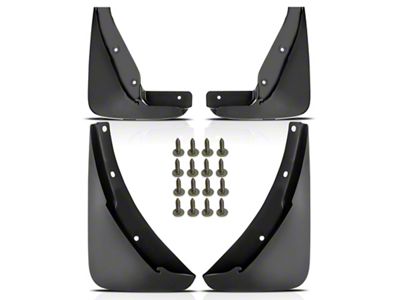 Mud Flap Splash Guards; Front and Rear (15-23 Challenger, Excluding Widebody)