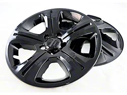 17-Inch Wheel Skins; Gloss Black (15-23 Charger SXT)