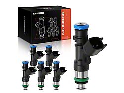 Fuel Injector Kit; Set of 6; Black (06-10 2.7L, 3.5L Charger)