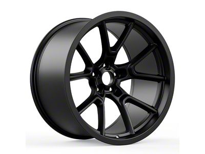 Redeye Demon Style Matte Black Wheel; 20x9; 20mm Offset (11-23 RWD Charger, Excluding Widebody)