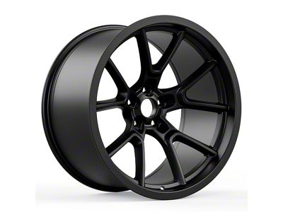 Redeye Demon Style Matte Black Wheel; Rear Only; 20x10.5 (11-23 RWD Charger, Excluding Widebody)