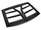 Torch Rear Window Louvers; Satin Black (11-23 Charger)