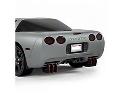 Centa VR2 Rear Diffuser; Carbon Flash Metallic Vinyl (97-04 Corvette C5)