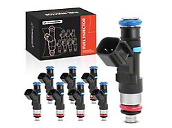 Fuel Injector Kit; Set of 8; Black (06-07 6.0L Corvette C6)