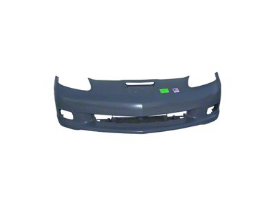 Grand Sport/Z06/ZR1 Style Front Bumper Cover; Umpainted (05-13 Corvette C6)