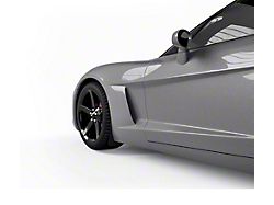 Mud Flaps; Front; Satin Black Vinyl (05-13 Corvette C6)