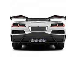 Z06 Style Rear Diffuser with Pipe (20-25 Corvette C8 Stingray)