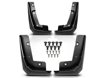Mud Flap Splash Guards; Front and Rear (21-25 Mustang Mach-E)